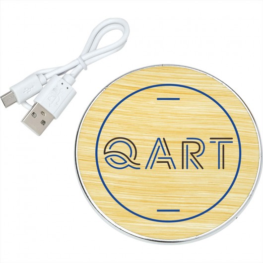 Printed Bamboo Wireless Chargers